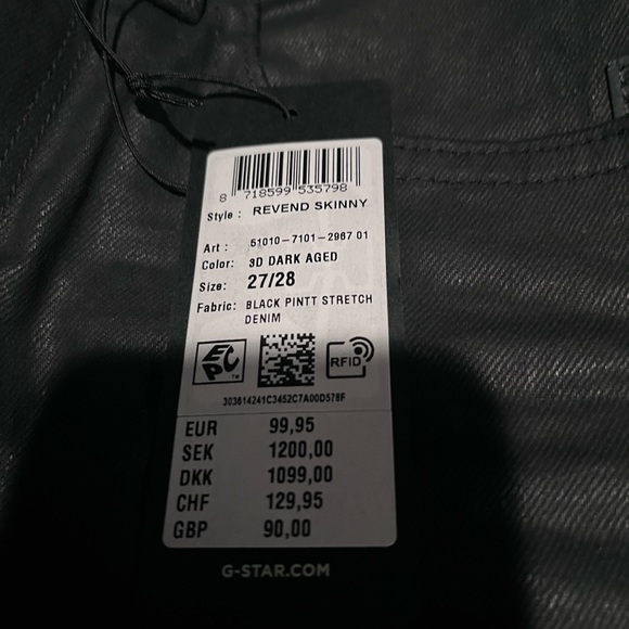 G-STAR RAW jeans. Brand new. Ordered too big and not worth sending back. - Picture 4 of 4